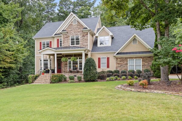 House surrounded by greenery